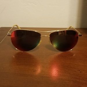 Oliver Peoples Benedict Aviator Sunglasses